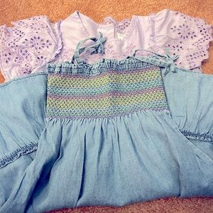 2 gap Spring/summer dresses size 5 toddler